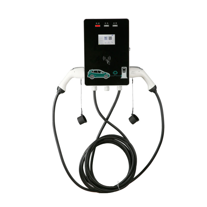 EV Charger 7KW/11KW/14KW/22KW 4.3 Inch LCD(optional) European Standard Type 2 American Standard Type 1